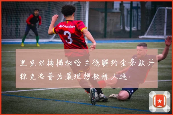 里克尔梅揭秘哈兰德解约金条款并称克洛普为最理想教练人选