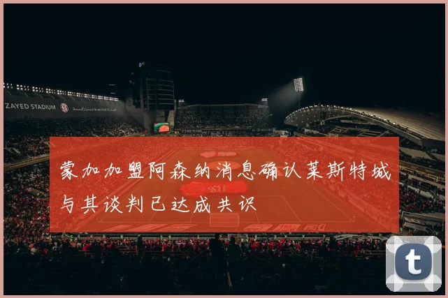 蒙加加盟阿森纳消息确认莱斯特城与其谈判已达成共识